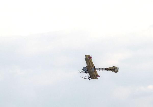 Avro Triplane1965 replica built for the film "Those Magnificent Men in their Flying Machines" (original 1909)